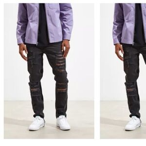 BDG Men’s Shredded Skinny Jeans